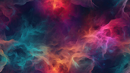 Wall Mural - background with colorful smoke and mist - by generative ai