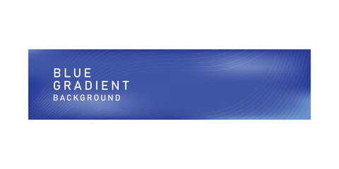 Poster - Gradient banner and poster in blue tones design