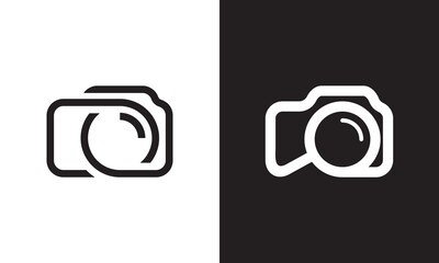 Sticker - camera photography logo design icon vector