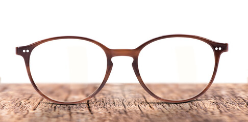 Sticker - eyeglasses isolated over white background