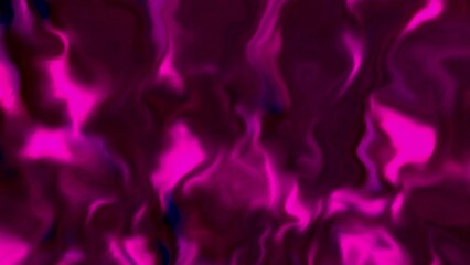 Poster - Animation of moving stripes of colorful spots with liquid effect. Motion. Beautiful spots move in liquid iridescent flow. Linear spots move in liquid animation