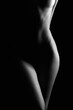 © eugenepartyzan - Female Nude silhouette. Naked Woman