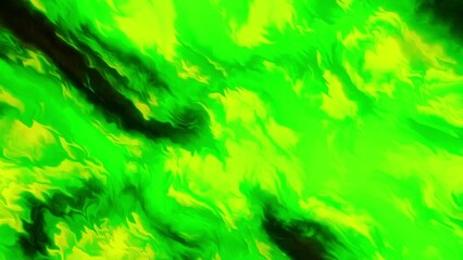 Poster - Bright background with moving abstract ripples of liquid and colors. Motion. Psychedelic bright ripples of liquid pattern. Effect of liquid pattern with flow of ripples and colors