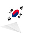 © boldg - Flag of South Korea, modern pin flag