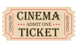 © Vlada - Ticket. Vector cinema ticket. Vector flat ticket illustration.