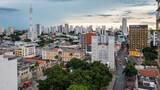 Fototapeta  - Fotografia aérea de área urbana de Cuiabá, capital do Mato Grosso