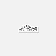 Wall Mural - Home real estate logo sticker icon