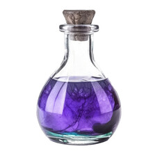 Bottle Of Potion On Transparent Background , Ai Generated