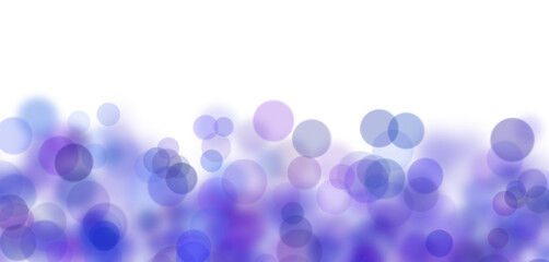 Colorful light abstract glowing bokeh lights. Light bokeh effect isolated on transparent background.
