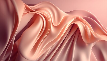 Sticker - Abstract background with silky drapery layers by Generated AI