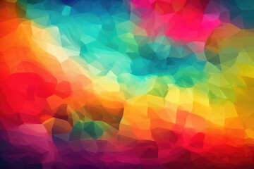 Abstract colorful panorama background wallpaper. Generative AI