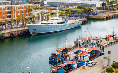 Wall Mural - Shipyard docks at V and A Waterfront Harbour