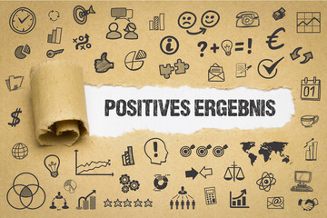 Canvas Print - Positives Ergebnis	