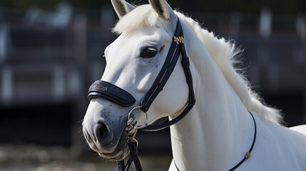 Poster - Horse in a sailors outfit Generative AI