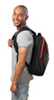 © BillionPhotos.com - Male student with  backpack on  background