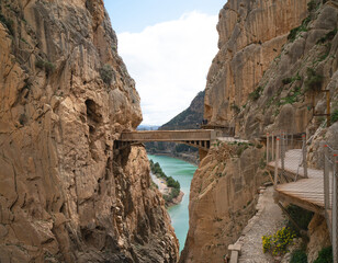 Caminito del Rey, Kings Little Path.popular tourist destination.