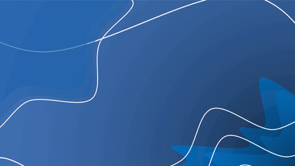 Wall Mural - blue graphic design background image, line use, gradient wave