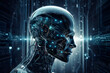© Annika - Futuristic robot machine learning