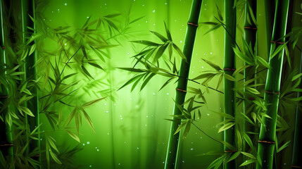  bamboo background. Generative AI