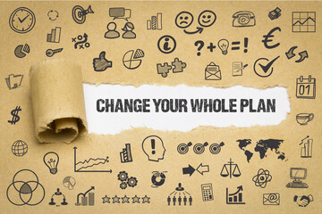 Sticker - Change your whole plan	