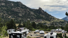 Colorado RV Campground Surrounded By The Mountains