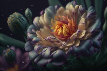 Spring's Spectacular Floral. Generative AI