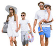 © BillionPhotos.com - Happy family on vacations walking together