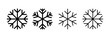 © Lunaraa - Snow icon vector for web and mobile app. snowflake sign and symbol