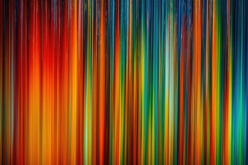 Wall Mural - colorful row of stripes. Generative AI