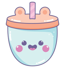 Wall Mural - kawaii baby mug