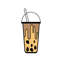 Poster - Boba .. logo icon