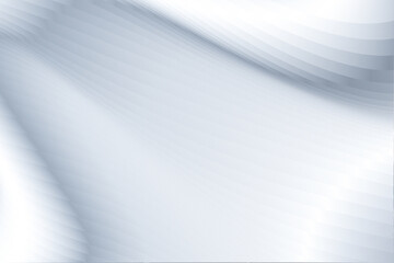 Poster - Silver gray wavy line texture texture background 3D rendering.