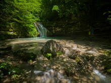 Erfelek Or Tatlica Waterfalls. Picnic And Excursion Area. Turkey Travel Destinations. Sinop City 