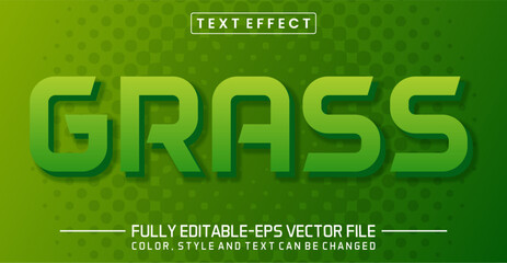 Poster - Grass text editable style effect