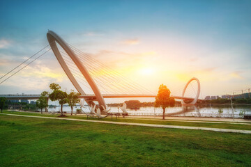 Poster - Nanjing Eye Step Bridge Financial Center Street View