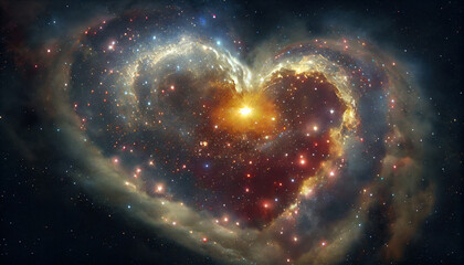 generative ai, cosmic heart: a stellar tribute to love in the universe