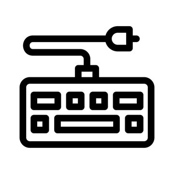 keyboard icon or logo isolated sign symbol vector illustration - high quality black style vector icons