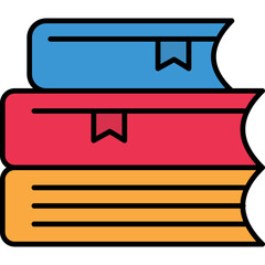 Sticker - Books Icon