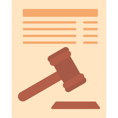 Wall Mural - Legal Document Icon