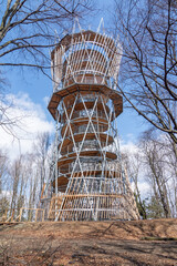 Wall Mural - Observation tower on Gedymin Hill in the health resort Szczawno Zdroj 