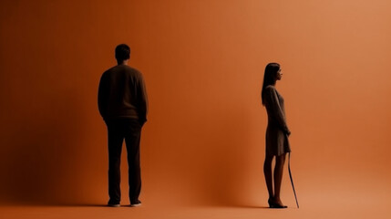 thought-provoking man-woman relationships concepts Generated AI