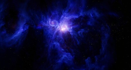 Wall Mural - space and glowing nebula background. elements of this image furnished by nasa.
