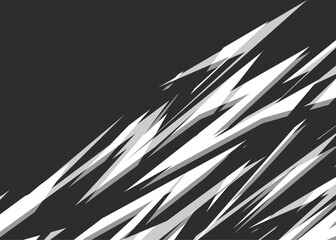 Poster - Abstract background with seamless sharp and slash line pattern and with some copy space area