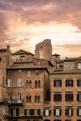 Poster - Siena Old Town, medieval city, Tuscany, Italy