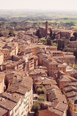 Poster - Siena Old Town, medieval city, Tuscany, Italy