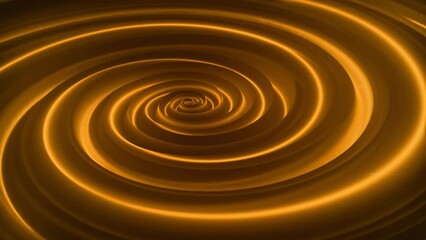 Poster - Metallic silk water spiral. Concentric optical Illusion. Abstract point digital wave of particles. The whirlpool. Liquid vortex. Seamless loop. Motion background animation. 4K