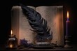 Raven's Feather: A Vintage Tale Illuminated by Candlelight
