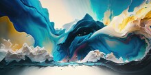 Mindful Abstraction: A Cinematic Concept Art In Vibrant Hues
