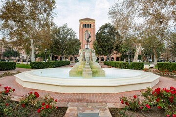 Wall Mural - Sunny view of the Bovard Aministration, Auditorium of the University of Southern California