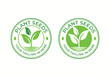 © district4.studio - organic plant seed logo label badge design template